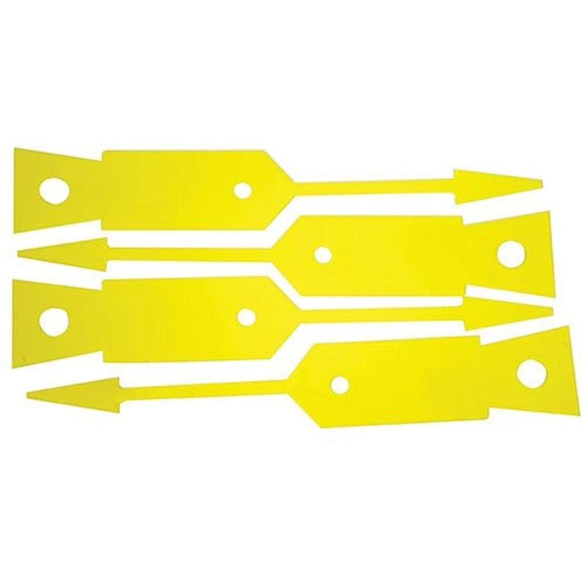 JohnDow Industries, 086Y, Key Tags (Yellow) Pkg. 1,000